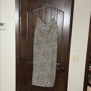 LEVIS CHEETAH SLIP DRESS